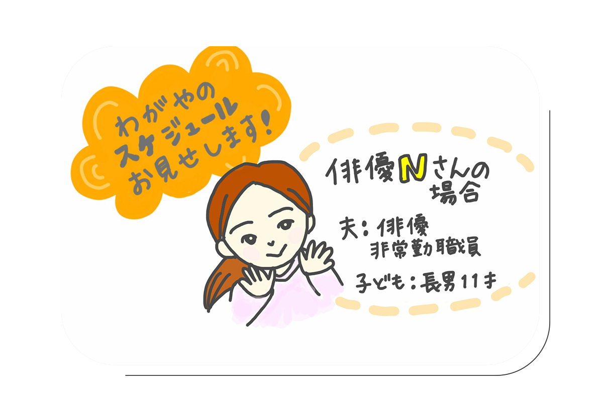 わがやのスケジュールお見せします!①